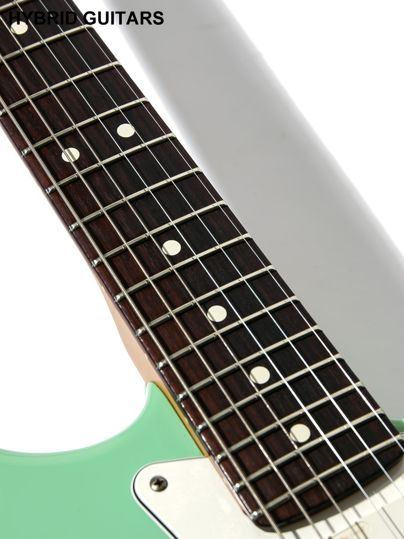 Fender USA Jeff Beck Stratocaster Lace Sensor GOLD SSH Surf Green 2000 13