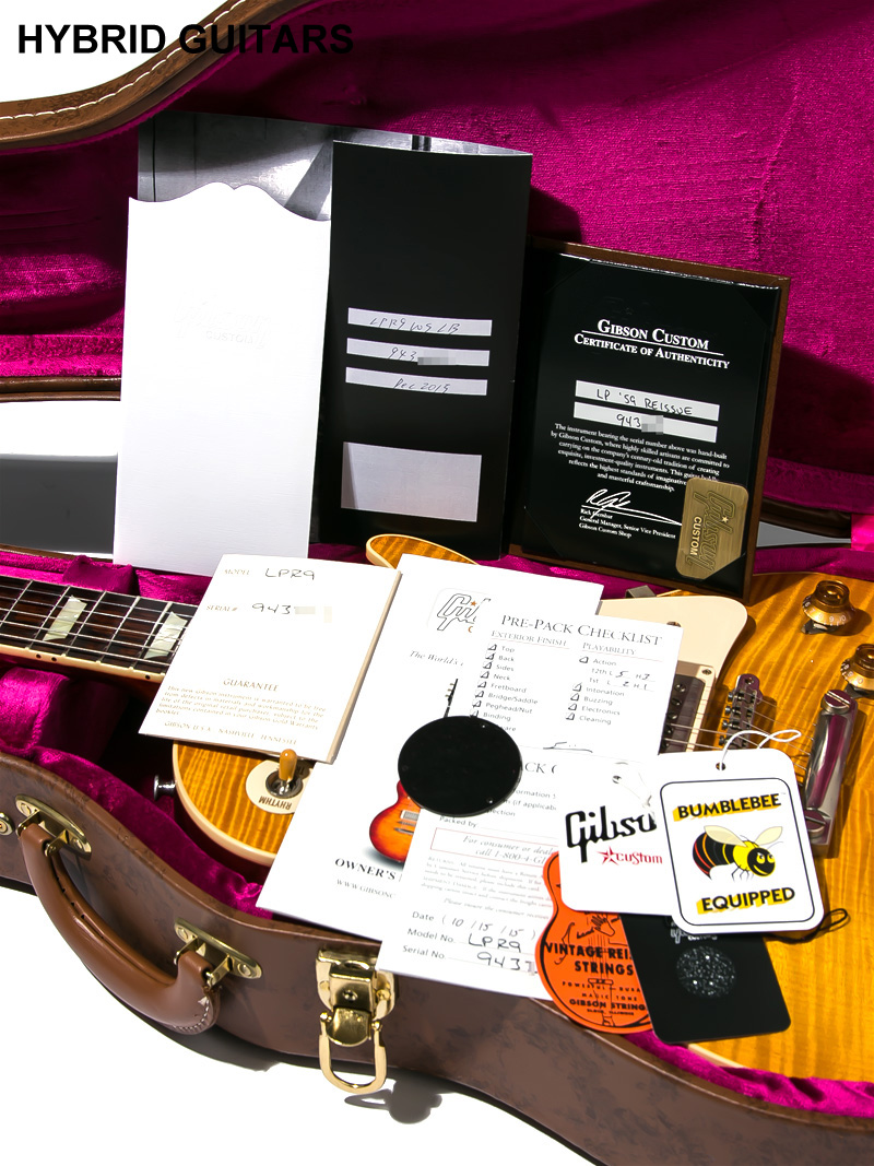 Gibson Custom Shop 120th Anniversary Historic Collection 1959 Les Paul Standard Reissue VOS Lemon Burst 2014 14