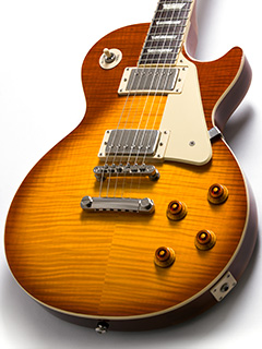 Epiphone Les Paul Standard Plus Top Pro Honey Burst 2014 ボディー正面 サムネイル