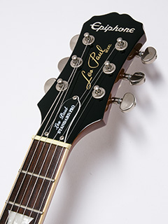 Epiphone Les Paul Standard Plus Top Pro Honey Burst 2014 ヘッド正面 サムネイル