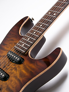 Tom Anderson Drop Top Ziricote F.B. Tiger Eye Burst 2018 写真10 サムネイル