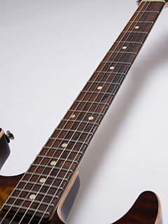 Tom Anderson Drop Top Ziricote F.B. Tiger Eye Burst 2018 指板 サムネイル