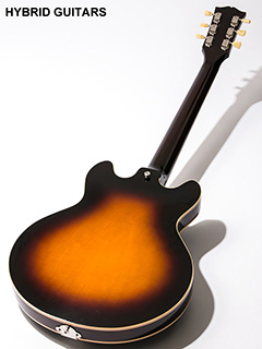 Gibson Memphis ES-390 Vintage Sunburst 2014 全体裏面 サムネイル