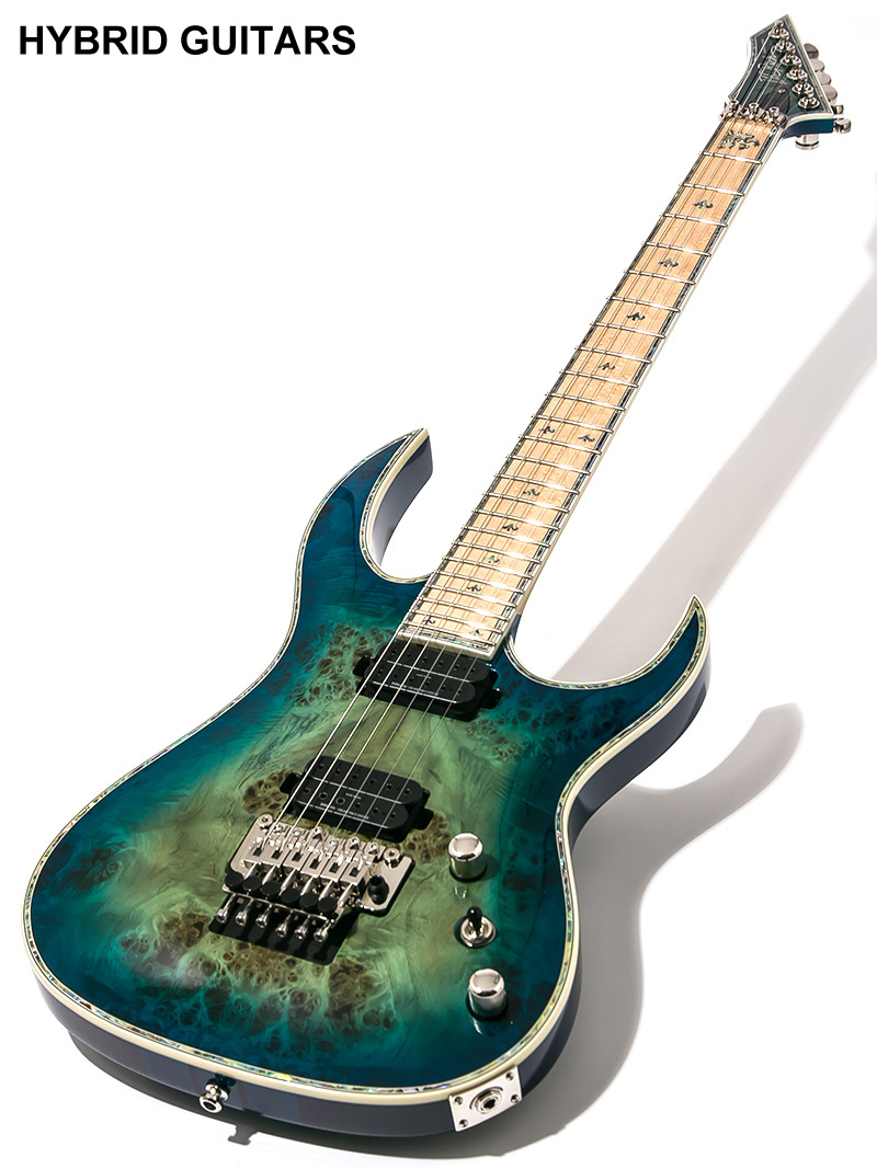 B.C.Rich Shredzilla Z6 Prophecy Exotic Cyan Blue 2019 1