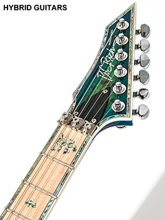 B.C.Rich Shredzilla Z6 Prophecy Exotic Cyan Blue 2019 ヘッド正面 サムネイル