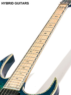 B.C.Rich Shredzilla Z6 Prophecy Exotic Cyan Blue 2019 指板 サムネイル