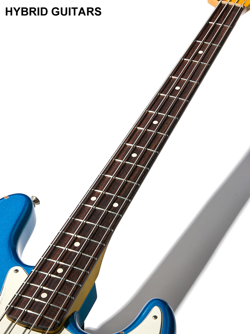 Nash Guitars JB-63 Lake Placid Blue over 3 Tone Sunburst 7
