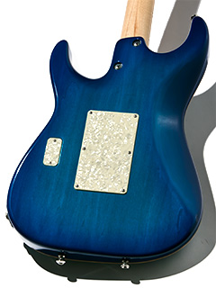 Tom Anderson Drop Top Classic Jack's Blue Burst 2010 ボディー裏面 サムネイル