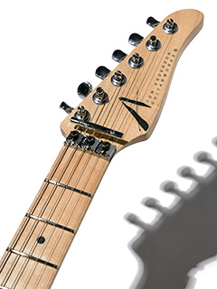 Tom Anderson Drop Top Classic Jack's Blue Burst 2010 ヘッド正面 サムネイル