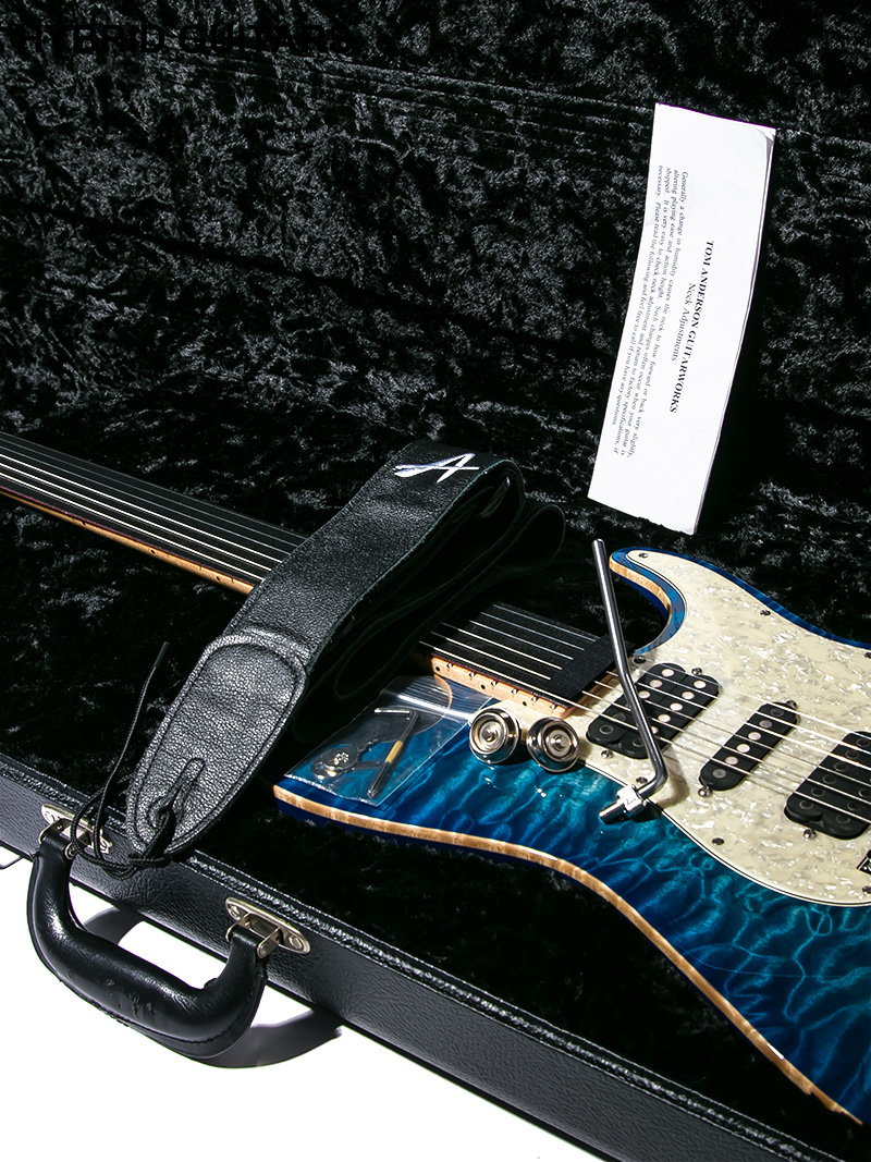 Tom Anderson Drop Top Classic Jack's Blue Burst 2010 9