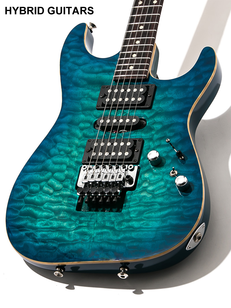 Tom Anderson Drop Top Bora Bora to Trans Blue Burst 2008 3