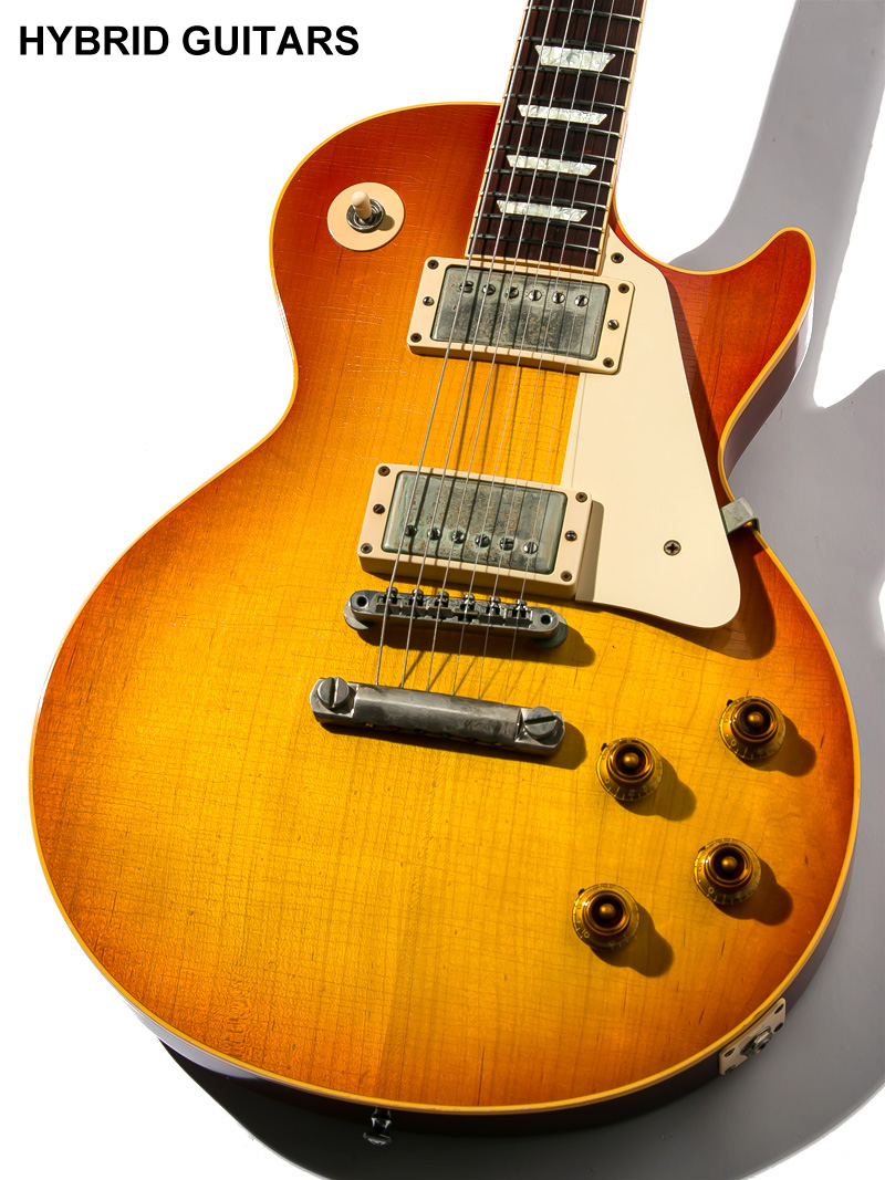 Gibson Custom Shop Historic Collection 1959 Les Paul Standard Reissue Plane Top Aged Washed Cherry 2000 3