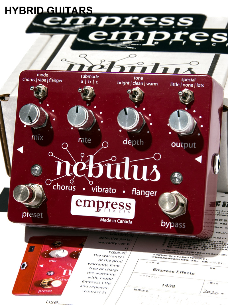 Empress Nebulus Chorus/Vibrato/Flanger 1