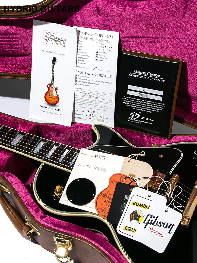 Gibson Custom Shop Historic Collection 1957 Les Paul Custom 3PU VOS Black 13