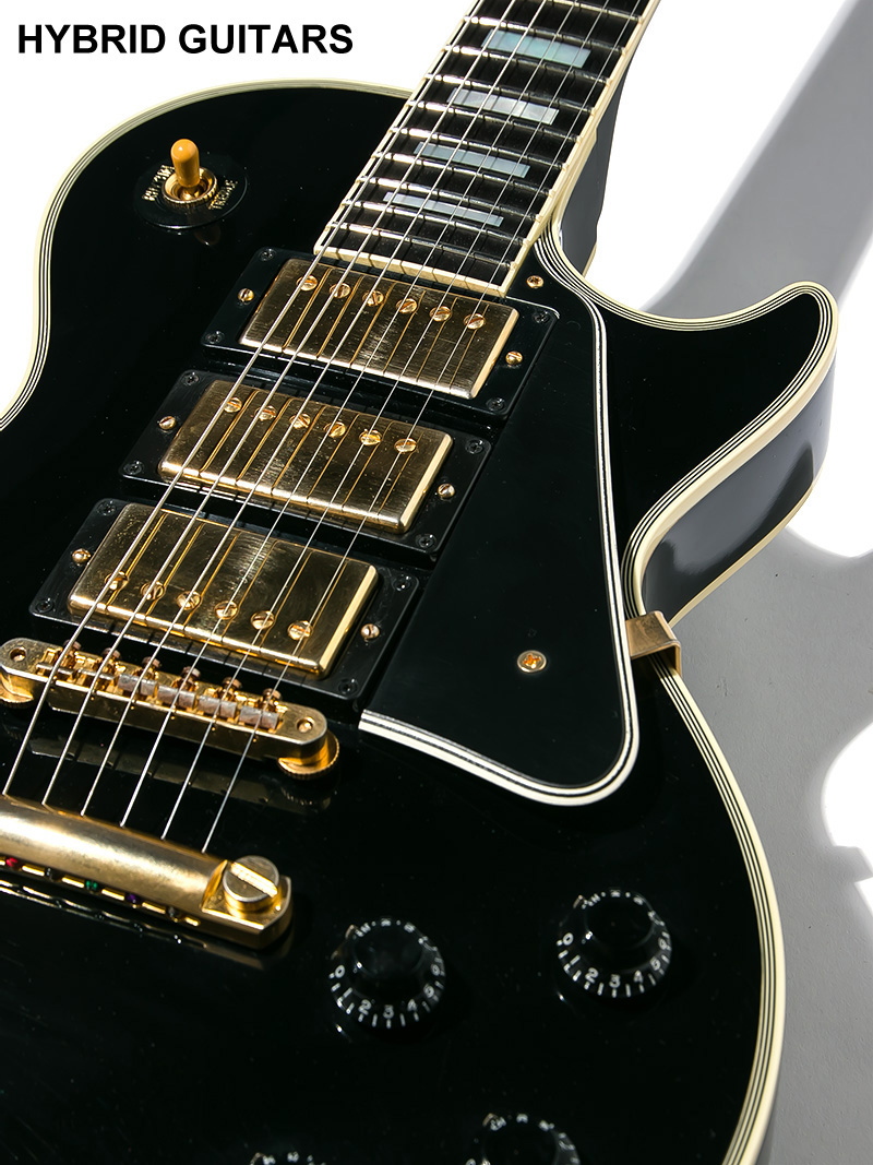 Gibson Custom Shop Historic Collection 1957 Les Paul Custom 3PU VOS Black 9