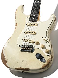 Fender Custom Shop 1967 Stratocaster Heavy Relic Olympic White 2016 ボディー正面 サムネイル