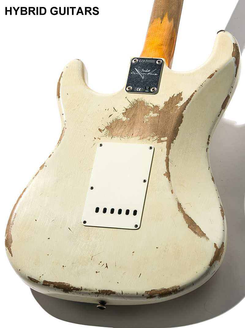 Fender Custom Shop 1967 Stratocaster Heavy Relic Olympic White 2016 4