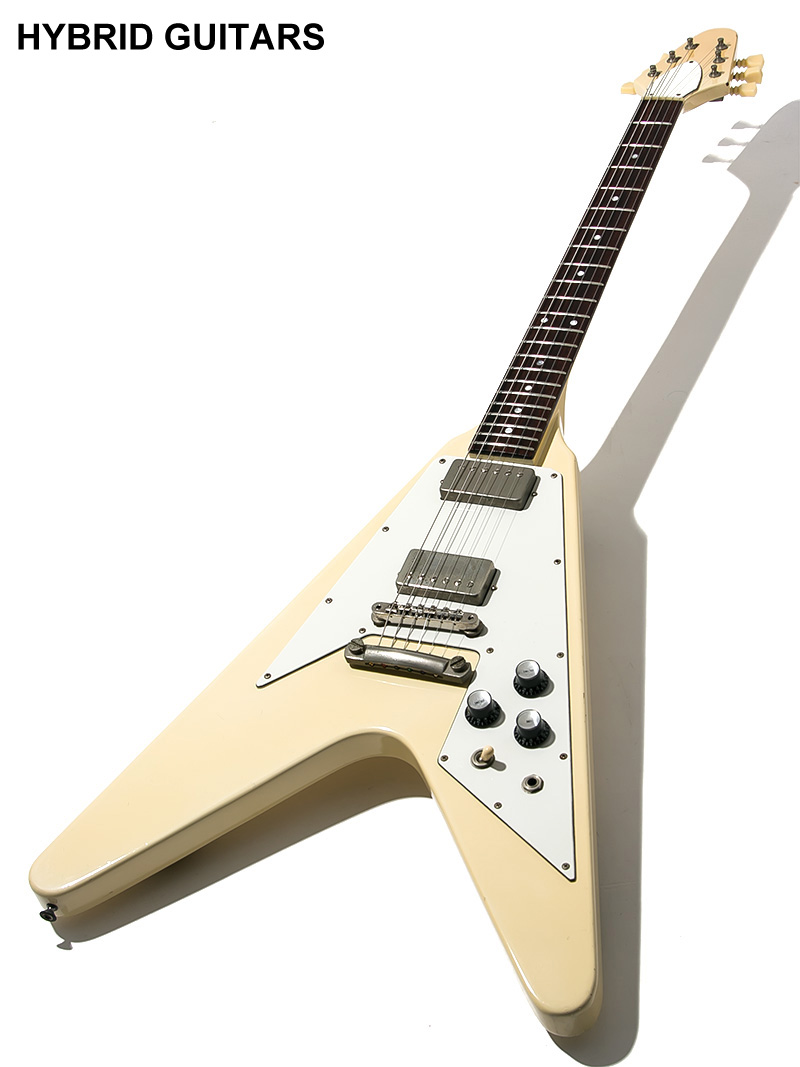 Burny Flying V Type Aged White 1