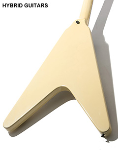 Burny Flying V Type Aged White ボディー裏面 サムネイル