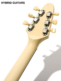 Burny Flying V Type Aged White ヘッド裏面 サムネイル