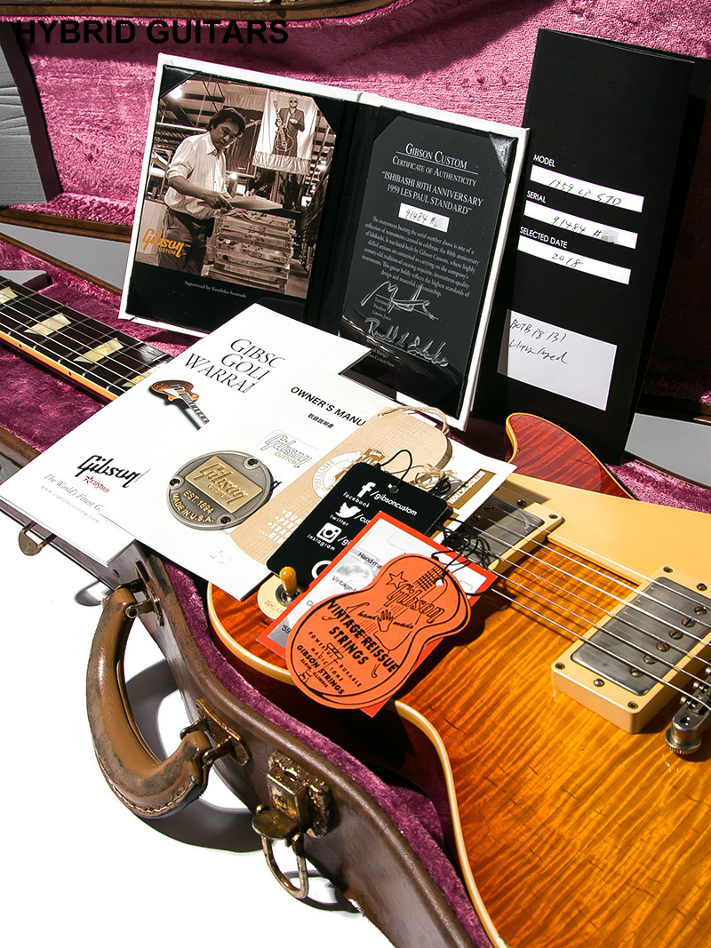 Gibson Custom Shop Ishibashi 80th Anniversary 1959 Les Paul Standard Ultra Aged BOTB Page 131 #9-1484 17