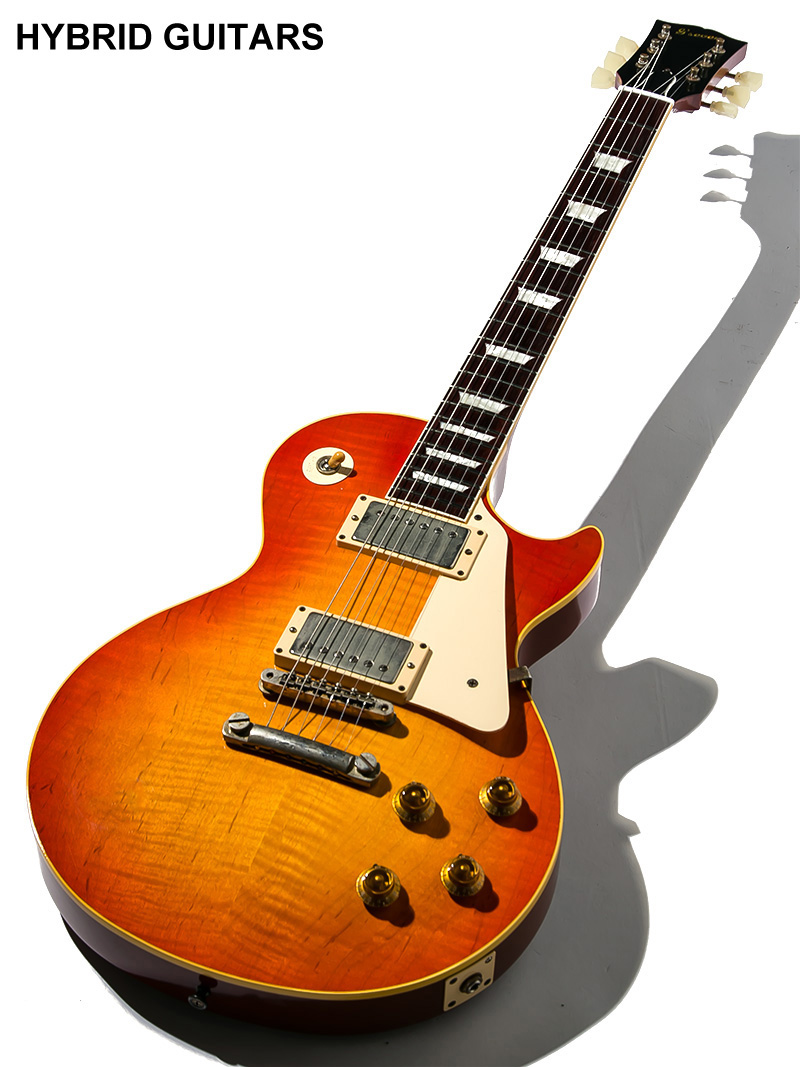 g7 Special g7-LPS Series 9 Jacaranda & Selected 1P Honduras Mahogany Washed Cherry Burst 1