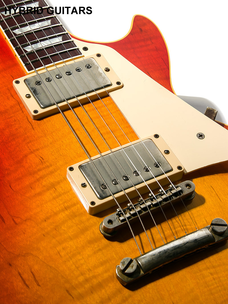 g7 Special g7-LPS Series 9 Jacaranda & Selected 1P Honduras Mahogany Washed Cherry Burst 11