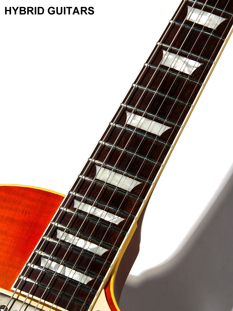 g7 Special g7-LPS Series 9 Jacaranda & Selected 1P Honduras Mahogany Washed Cherry Burst 14