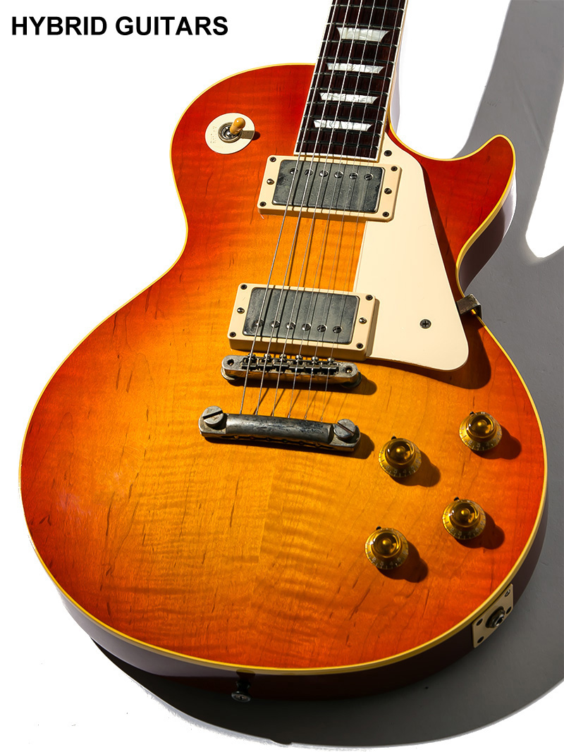 g7 Special g7-LPS Series 9 Jacaranda & Selected 1P Honduras Mahogany Washed Cherry Burst 3