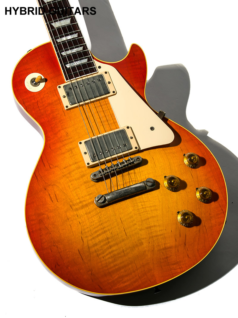 g7 Special g7-LPS Series 9 Jacaranda & Selected 1P Honduras Mahogany Washed Cherry Burst 9