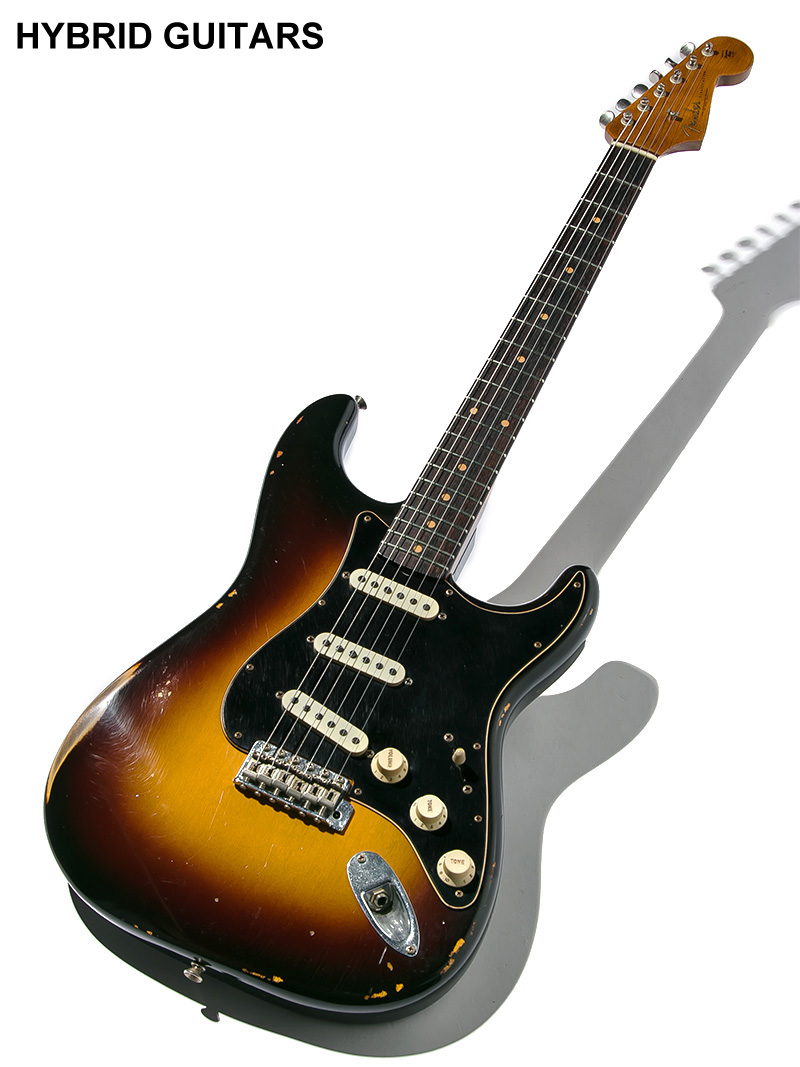 Fender Custom Shop Limited Edition Roasted Poblano Stratcaster Relic Wide Fade 2 Tone Sunburst 2019 1