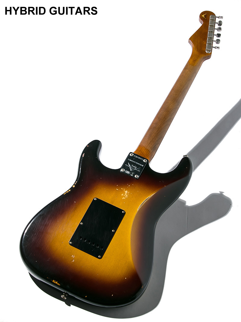 Fender Custom Shop Limited Edition Roasted Poblano Stratcaster Relic Wide Fade 2 Tone Sunburst 2019 2