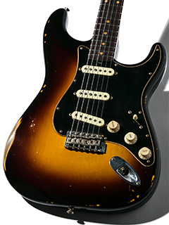 Fender Custom Shop Limited Edition Roasted Poblano Stratcaster Relic Wide Fade 2 Tone Sunburst 2019 ボディー正面 サムネイル