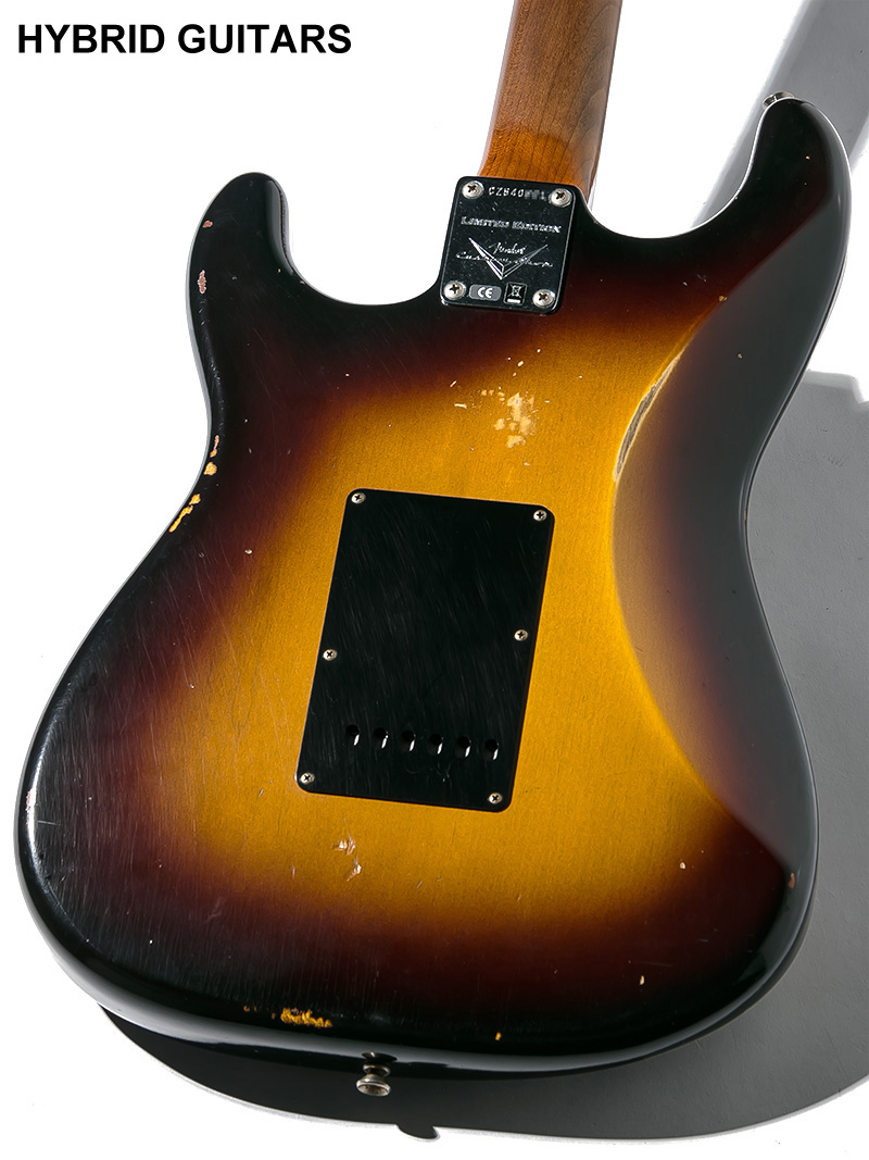 Fender Custom Shop Limited Edition Roasted Poblano Stratcaster Relic Wide Fade 2 Tone Sunburst 2019 4