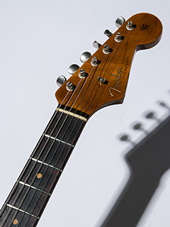 Fender Custom Shop Limited Edition Roasted Poblano Stratcaster Relic Wide Fade 2 Tone Sunburst 2019 ヘッド正面 サムネイル