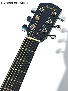 Fender Acoustics CD-60S Dreadnought Black 2019 ヘッド正面 サムネイル