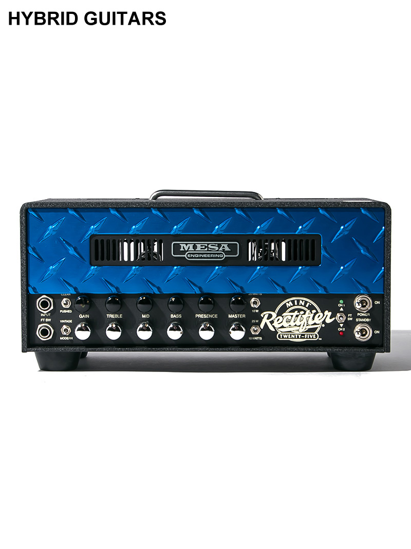 Mesa/Boogie Limited Edition Mini Rectifier 25 Head Blue Plate & Blue LED 2013 1