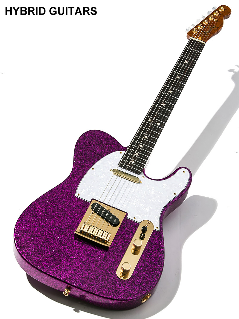 Fender Custom Shop Super Deluxe Custom Telecaster Magenta Sparkle 2019 1