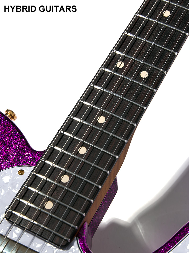 Fender Custom Shop Super Deluxe Custom Telecaster Magenta Sparkle 2019 10