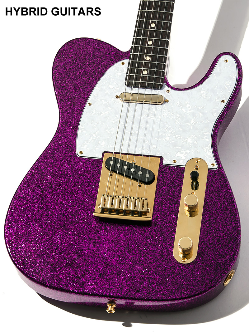 Fender Custom Shop Super Deluxe Custom Telecaster Magenta Sparkle 2019 3