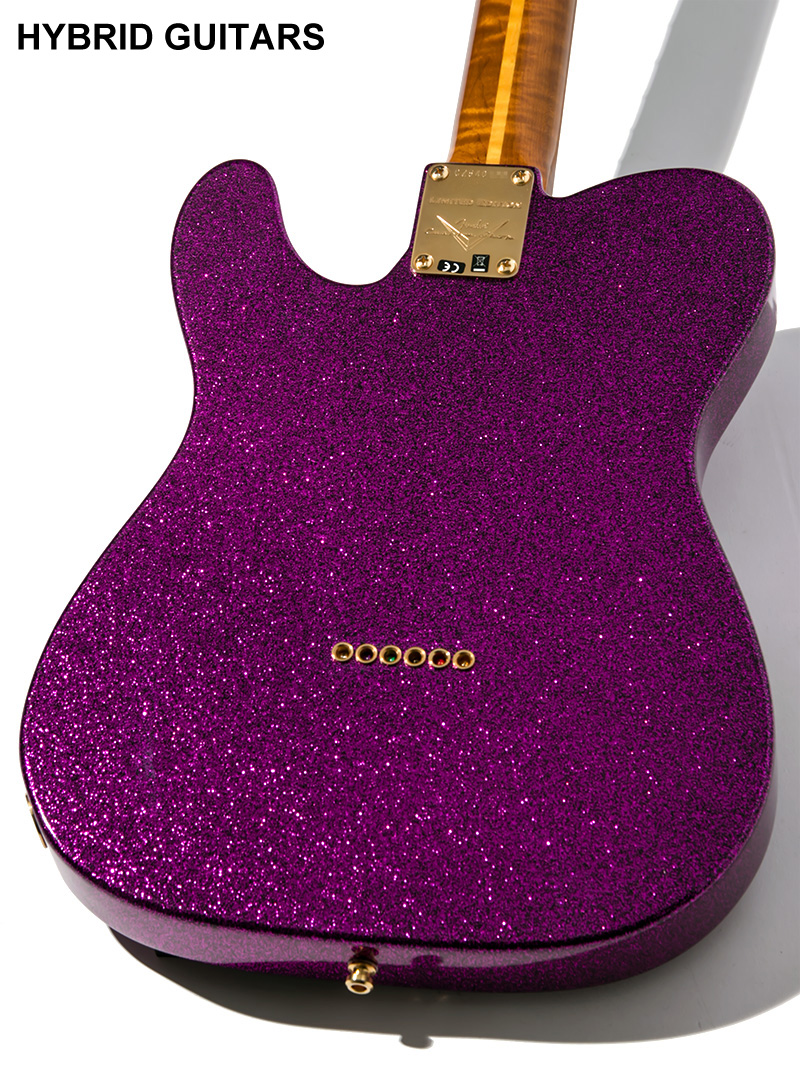 Fender Custom Shop Super Deluxe Custom Telecaster Magenta Sparkle 2019 4