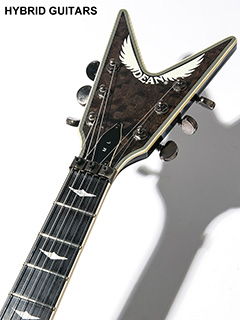 Dean Limited Edition Custom Run 8(DCR #8) ML Switchblade Trans Black ヘッド正面 サムネイル