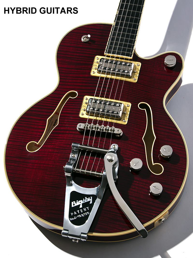 Gretsch G6659T Players Edition Broadkaster Jr. Center Block Single-Cut Dark Cherry Stain 2018 3