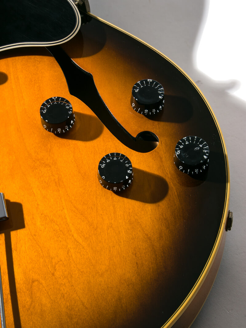 Gibson ES-135 Flame Neck Sunburst 1999 11