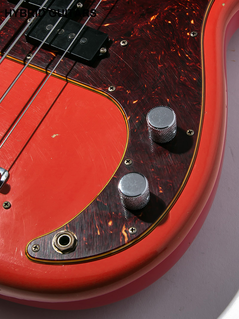 Fender Custom Shop Pino Palladino Signature Precision Bass Relic Fiesta Red over Desert Sand 2020 10