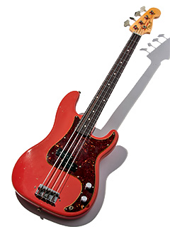 Fender Custom Shop Pino Palladino Signature Precision Bass Relic Fiesta Red over Desert Sand 2020 全体正面 サムネイル