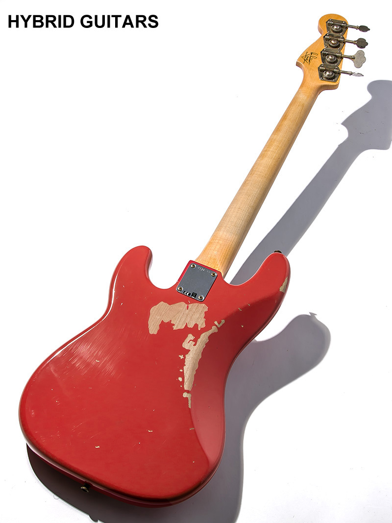 Fender Custom Shop Pino Palladino Signature Precision Bass Relic Fiesta Red over Desert Sand 2020 2