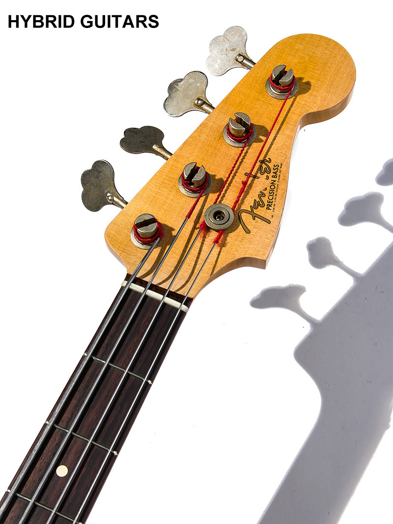 Fender Custom Shop Pino Palladino Signature Precision Bass Relic Fiesta Red over Desert Sand 2020 5
