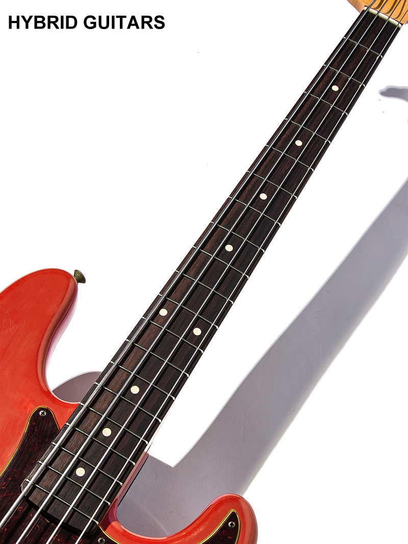 Fender Custom Shop Pino Palladino Signature Precision Bass Relic Fiesta Red over Desert Sand 2020 7