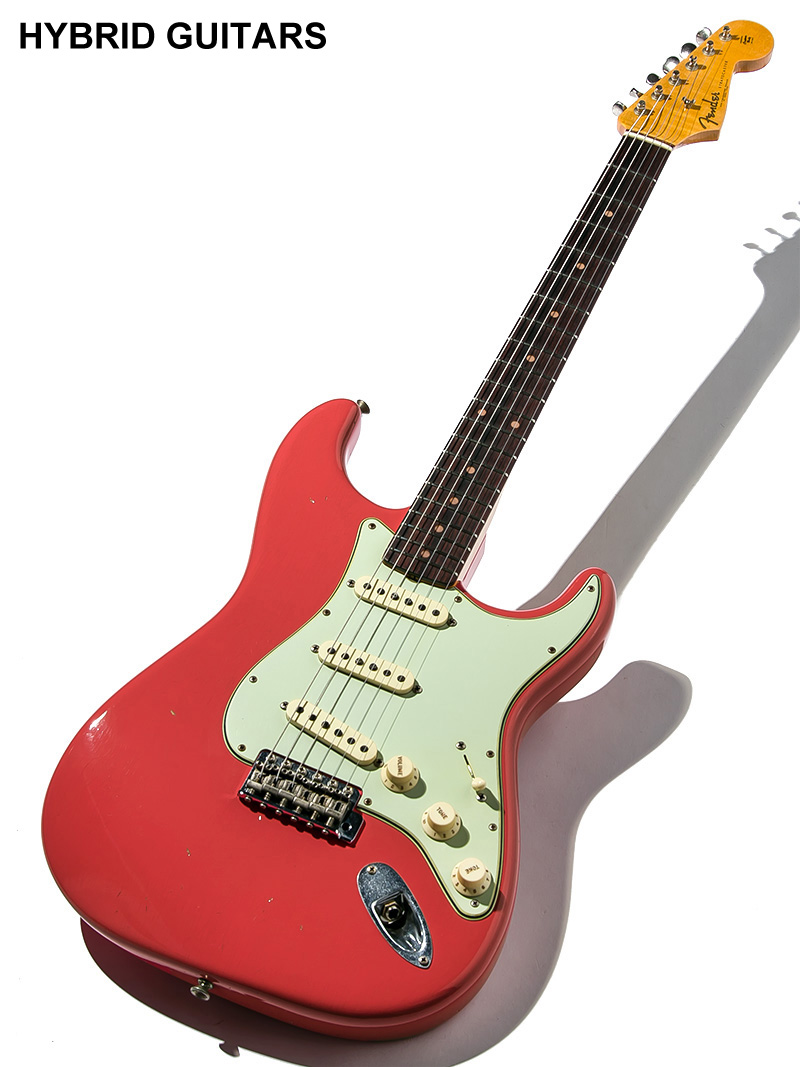 Fender Custom Shop 1962 Stratcaster Journeyman Relic Faded Fiesta Red 2018 1